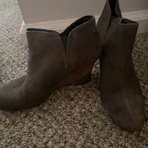 Dark grey wedges. Excellent condition. Size 8.5. Worn twice.